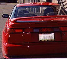 tail lights of the last 97 SVX I sold, a red demo model