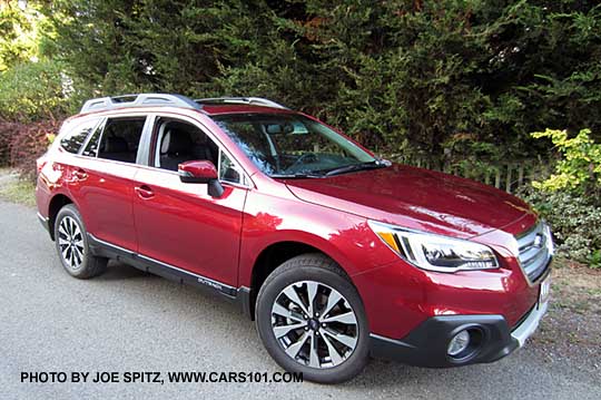 2015 Outback Limited, venetian red color shown