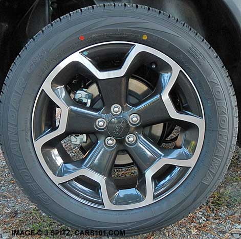 crosstrek 17" gray alloy wheel