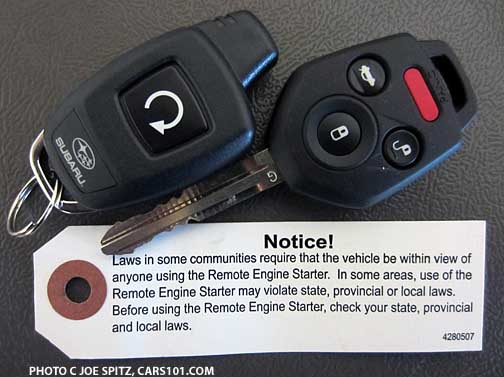 2020 subaru legacy on sale remote start