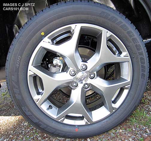 2016, 2015 forester 2.5 Touring model 18" silver alloy wheel