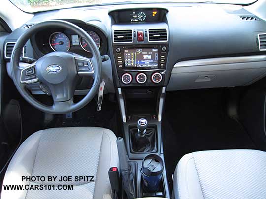 2016 Subaru Forester Premium manual transmission gray interior