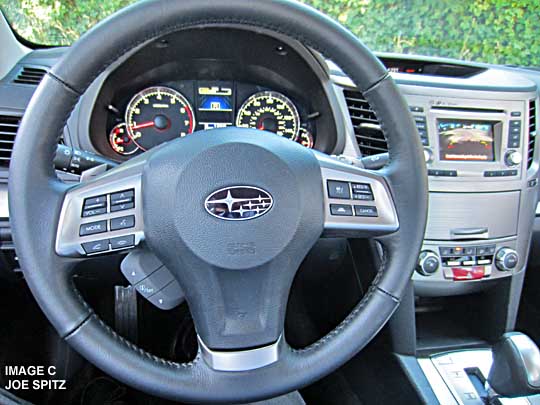 subaru legacy premium 2014 steering wheel, with Eyesight iSet control