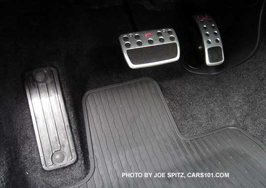 optional 2015 Subaru Legacy metal gas and brake pedal covers