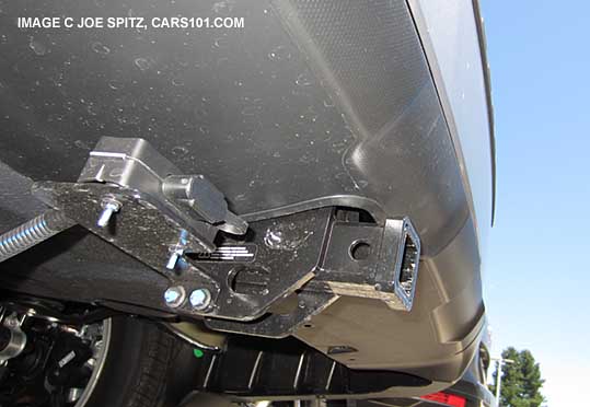 optional 2018 2017, 2016, 2015 Subaru Outback factory installed trailer hitch, 1 1/4"
