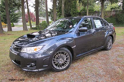 Subaru 2012 wrx sedan 4 door