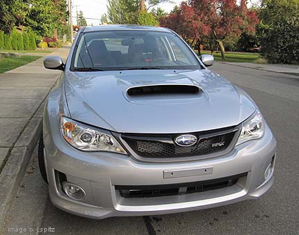 2012 WRX with new silver headlights,